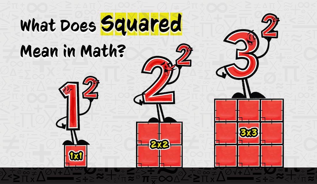 What does squared mean in math?