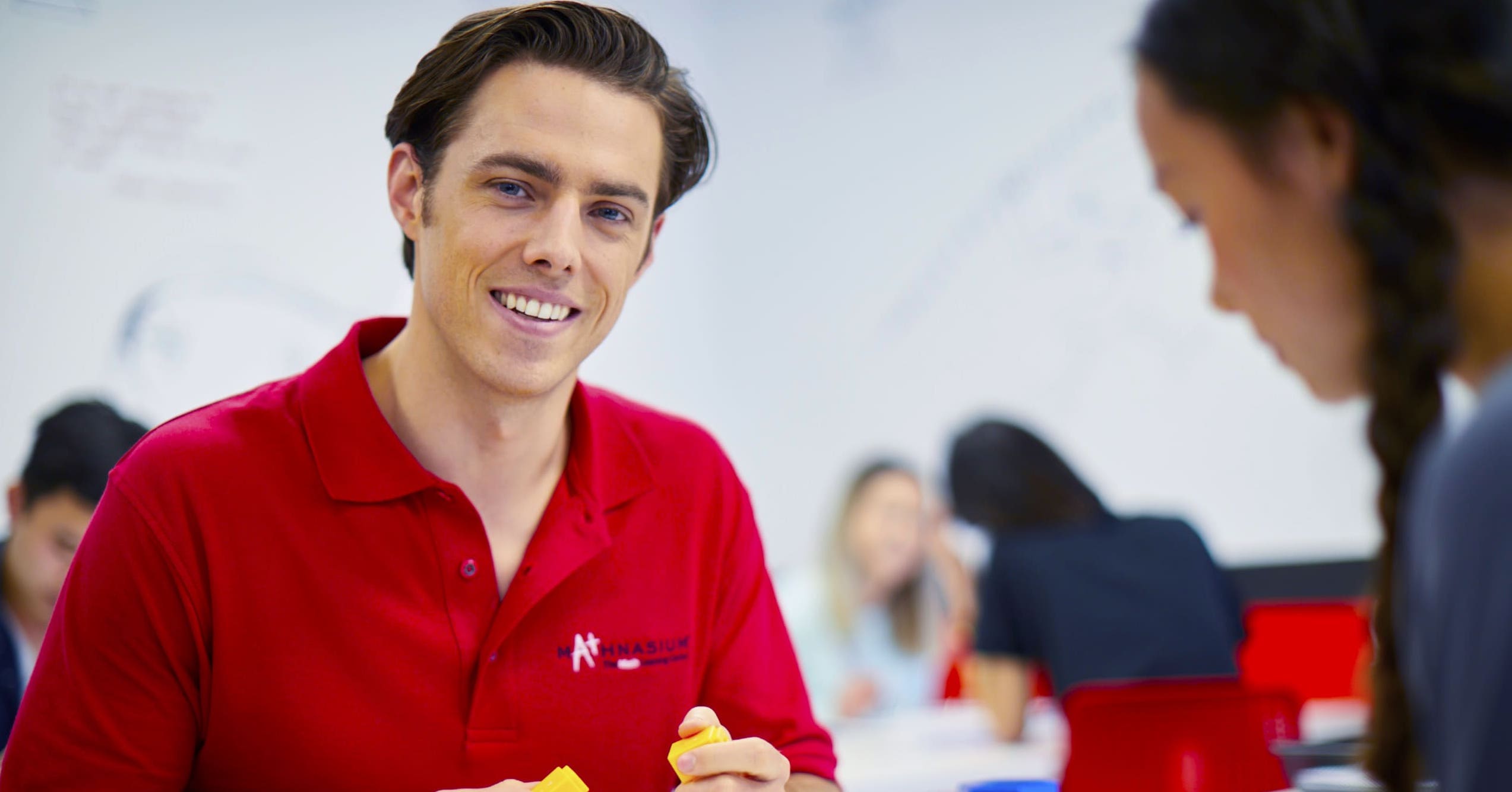 Math tutor helping student prepare for DESSA