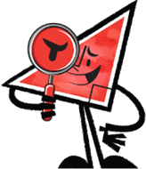 Right Angle with Magnifying Glass